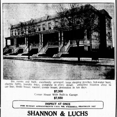 Lincoln Park real estate advertisement (Washington Times)