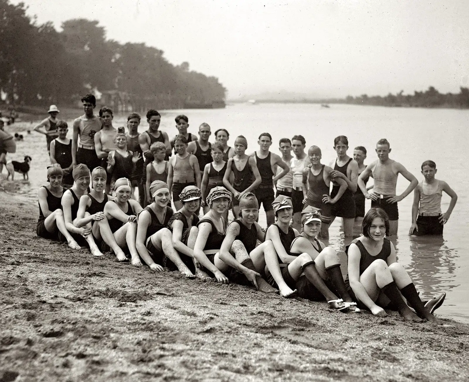 Arlington Bathing Beach in 1923