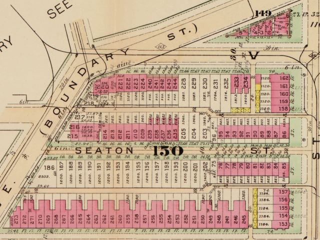 1903 Baist real estate map of lots 149 and 150