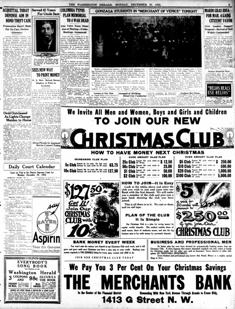 The Washington Herald - December 20th, 1920