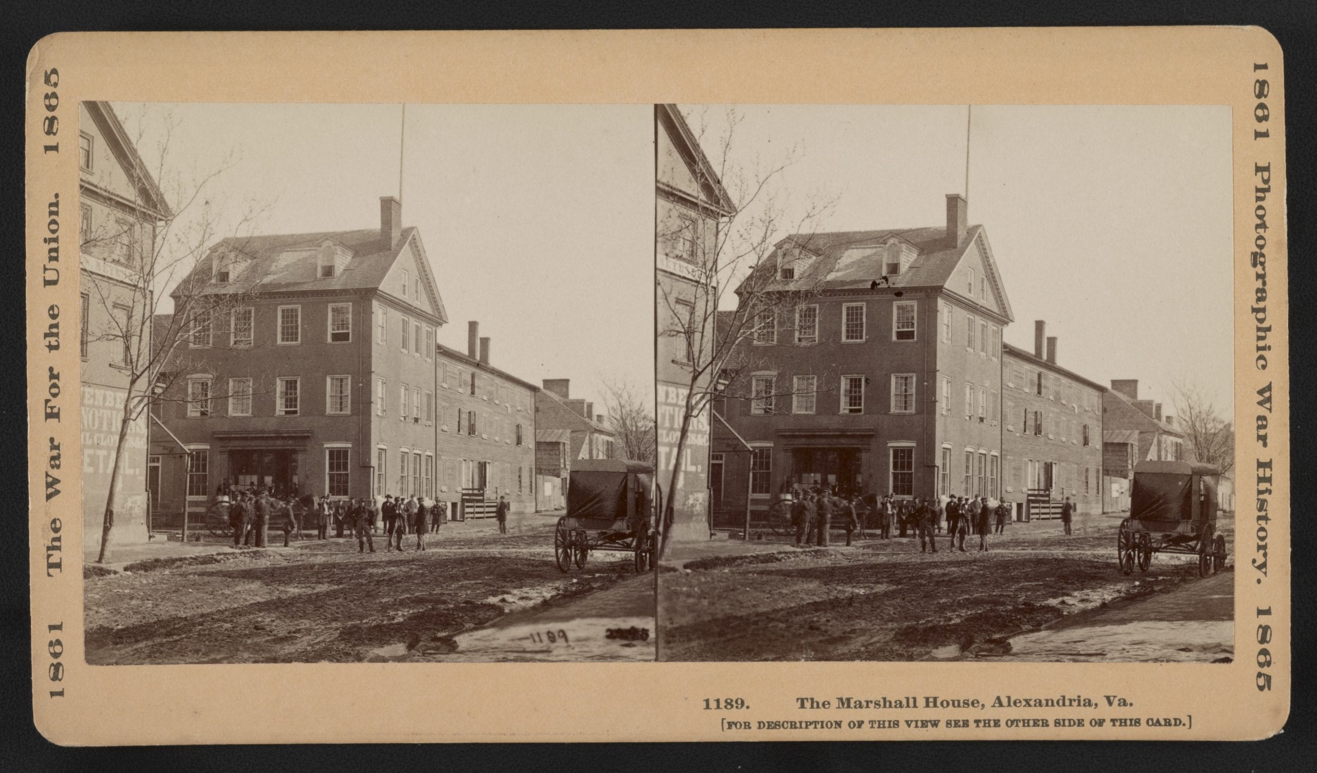 The Marshall House in Alexandria during the Civil War