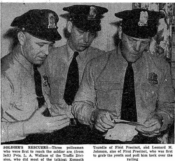 Officers Wallace, Trundle and Johnson (Washington Post)