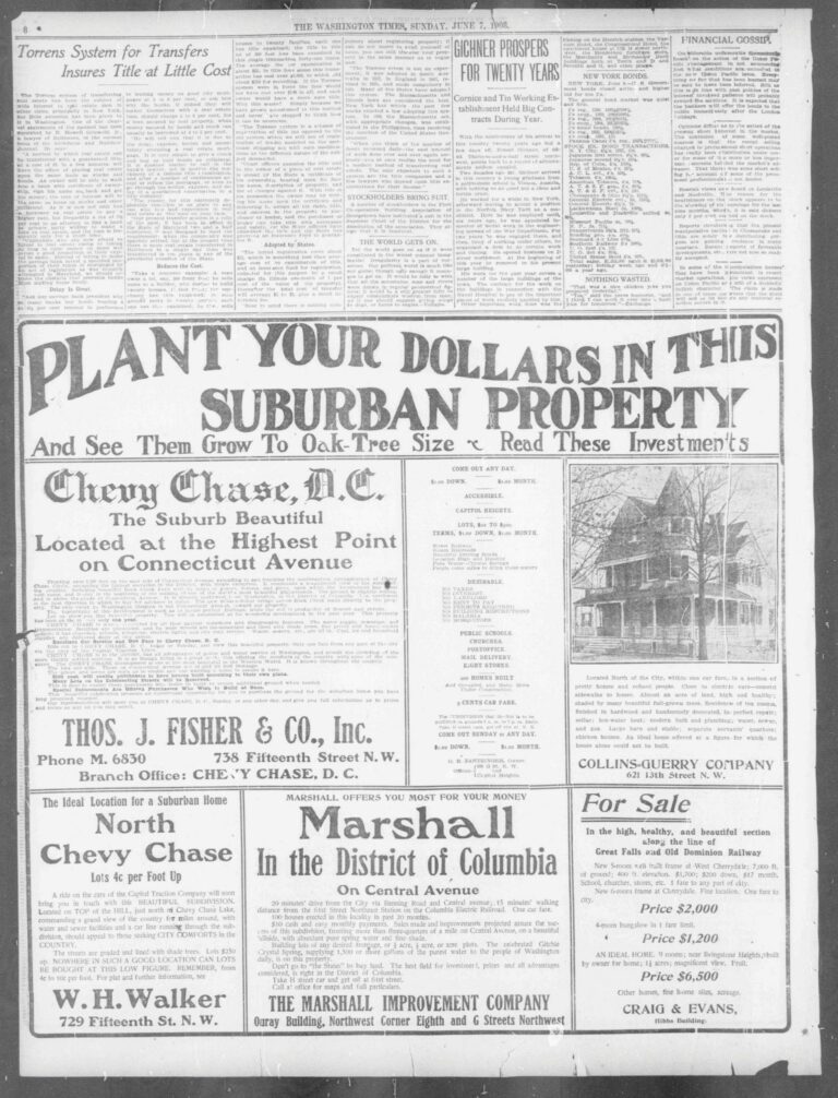 Washington Times - June 7th, 1908