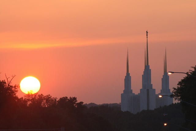 the temple at sunset (Flickr user: Gore Fiendus - Jerry Frausto)