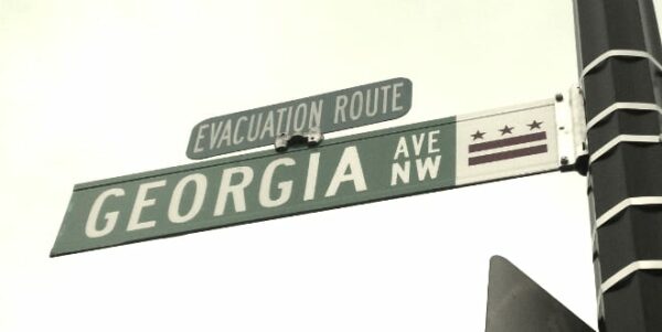 Georgia Ave. street sign