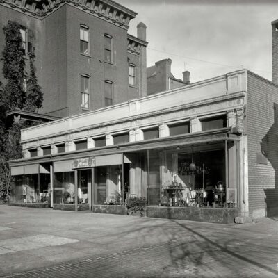 Washington, D.C., circa 1922. "Lotos Lantern." Miss Steger's tea house at 731 13th Street. National Photo Company Collection glass negative.