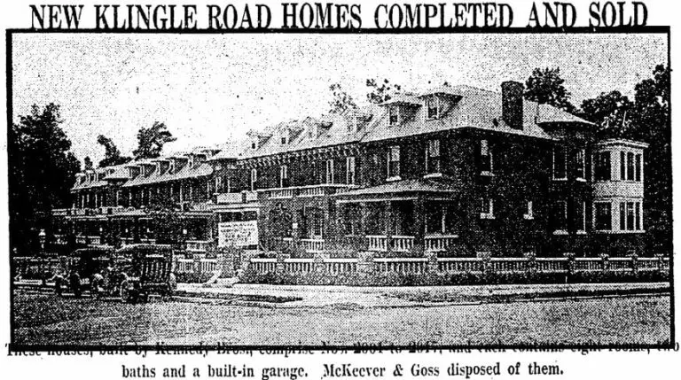 homes on Klingle Road - June 16th, 1922 (Washington Post)
