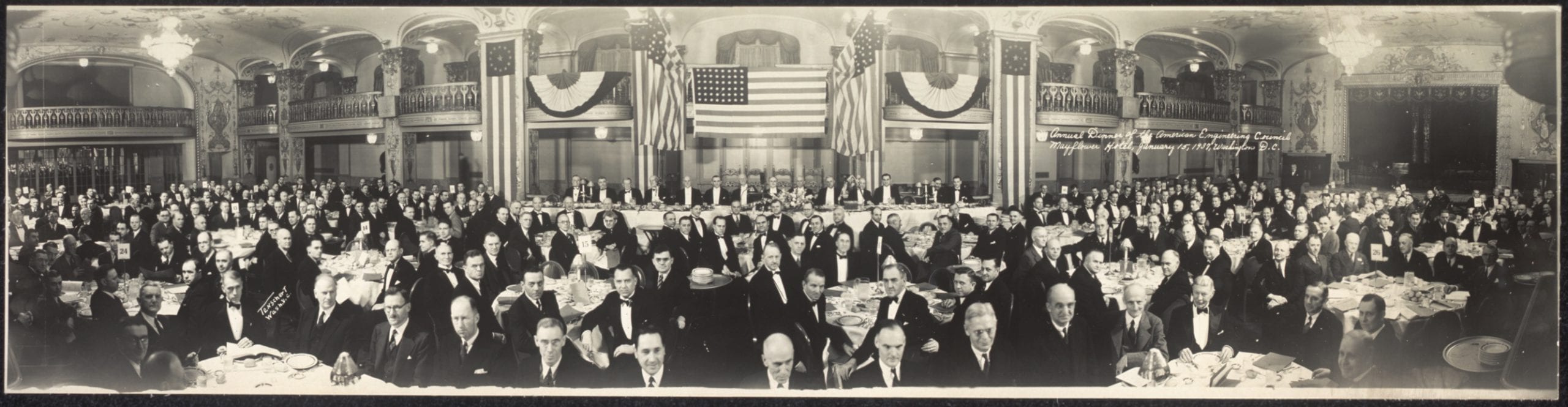 annual dinner of the American Engineering Council (1937)