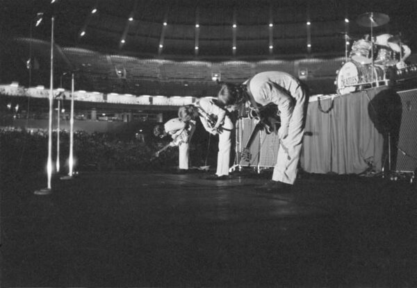 The Beatles at D.C. Stadium in 1966