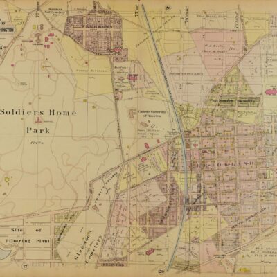 Map of Brookland in 1903