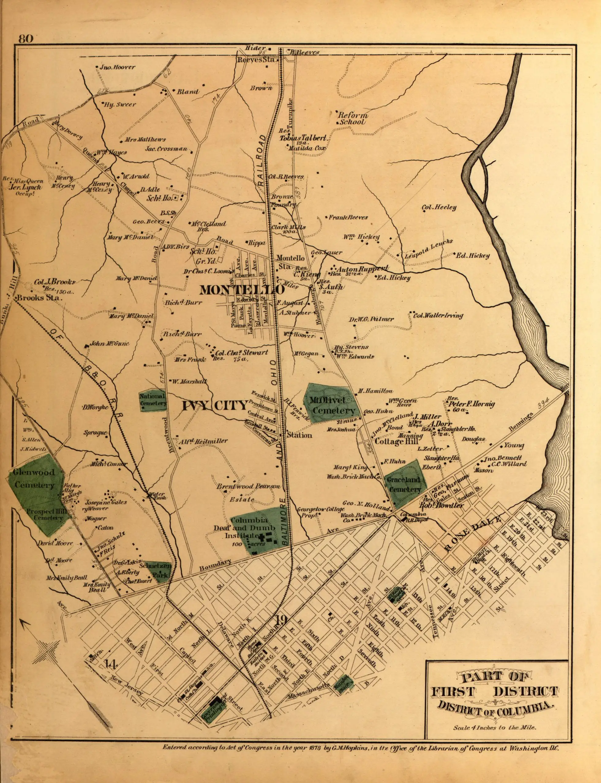 part of first district - District of Columbia (1879)