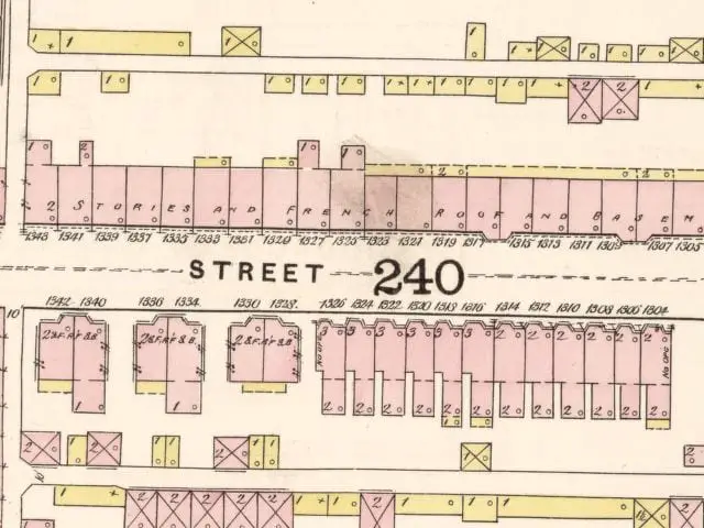 1300 block of Corcoran St. NW in 1888