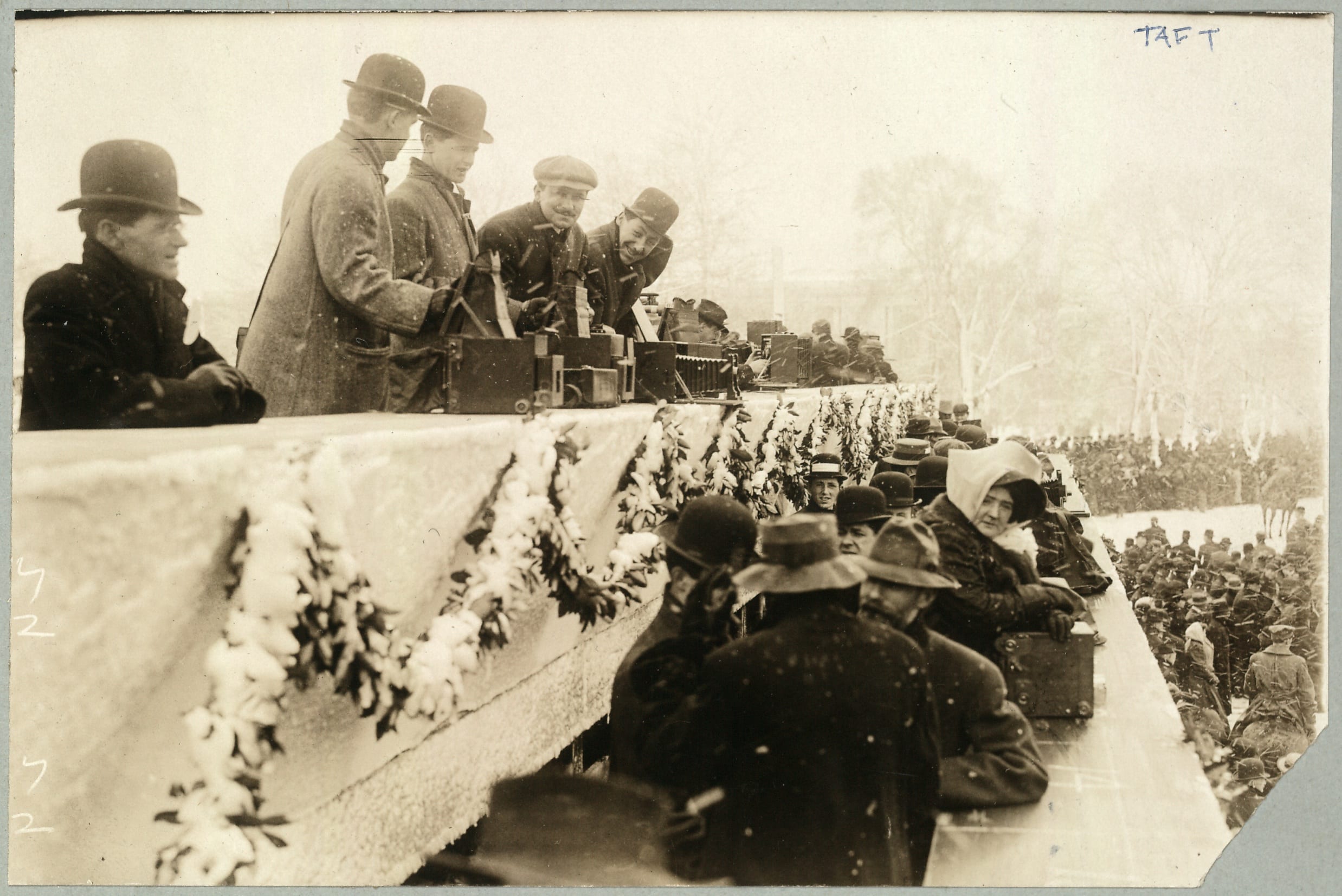 Photographers at President Taft's inauguration, March 4, 1909