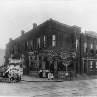 Bury's drug store around 1919