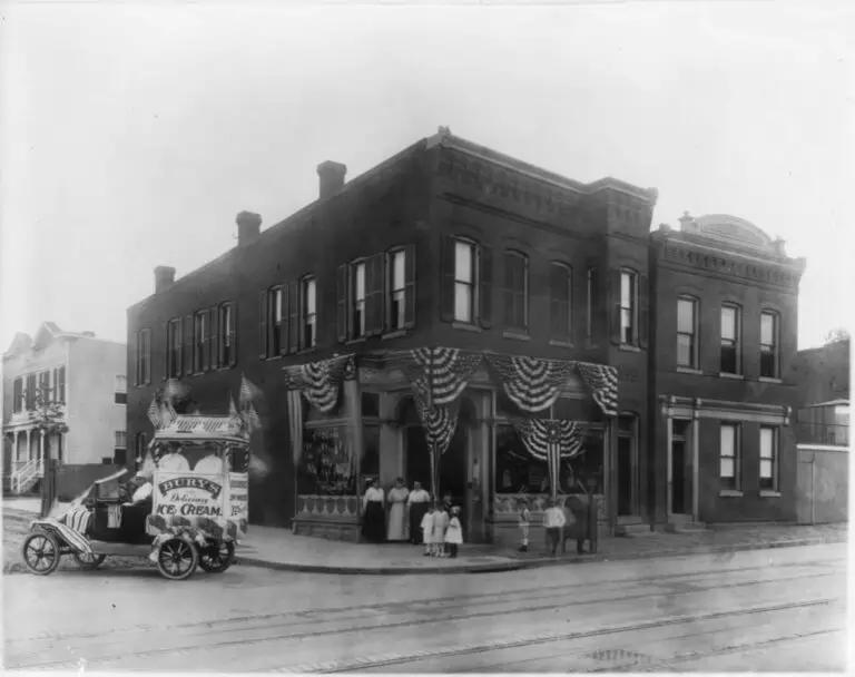 Bury's drug store around 1919