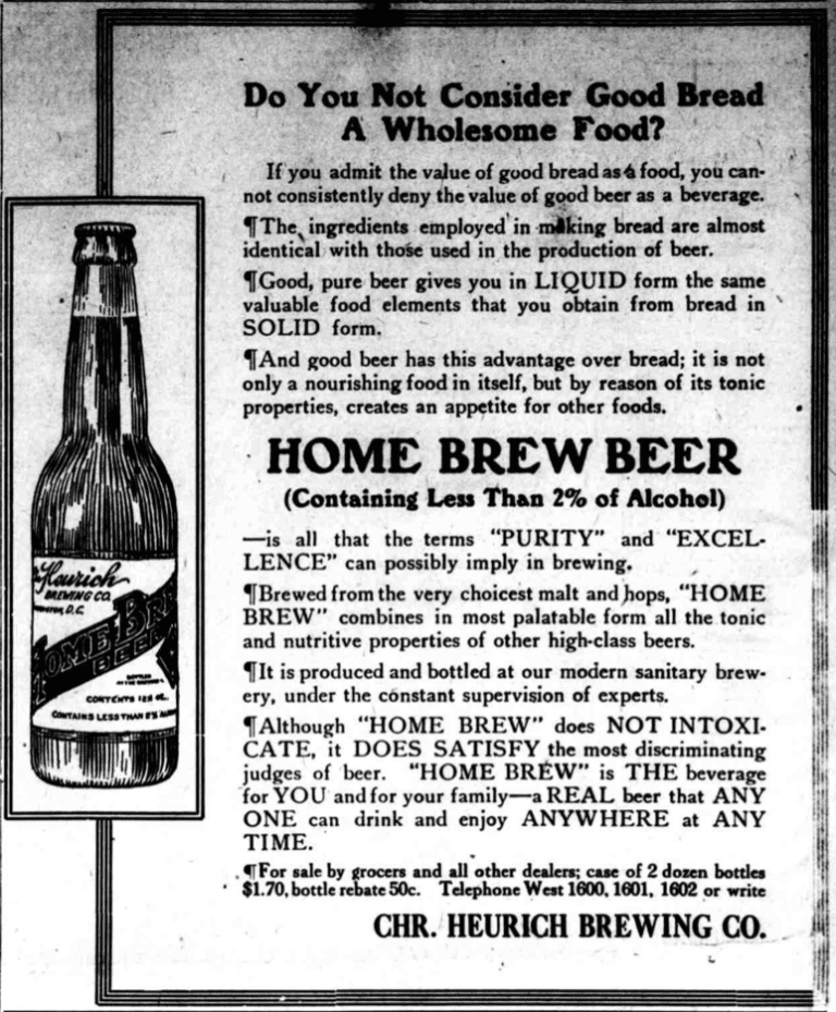 Christian Heurich home brew beer