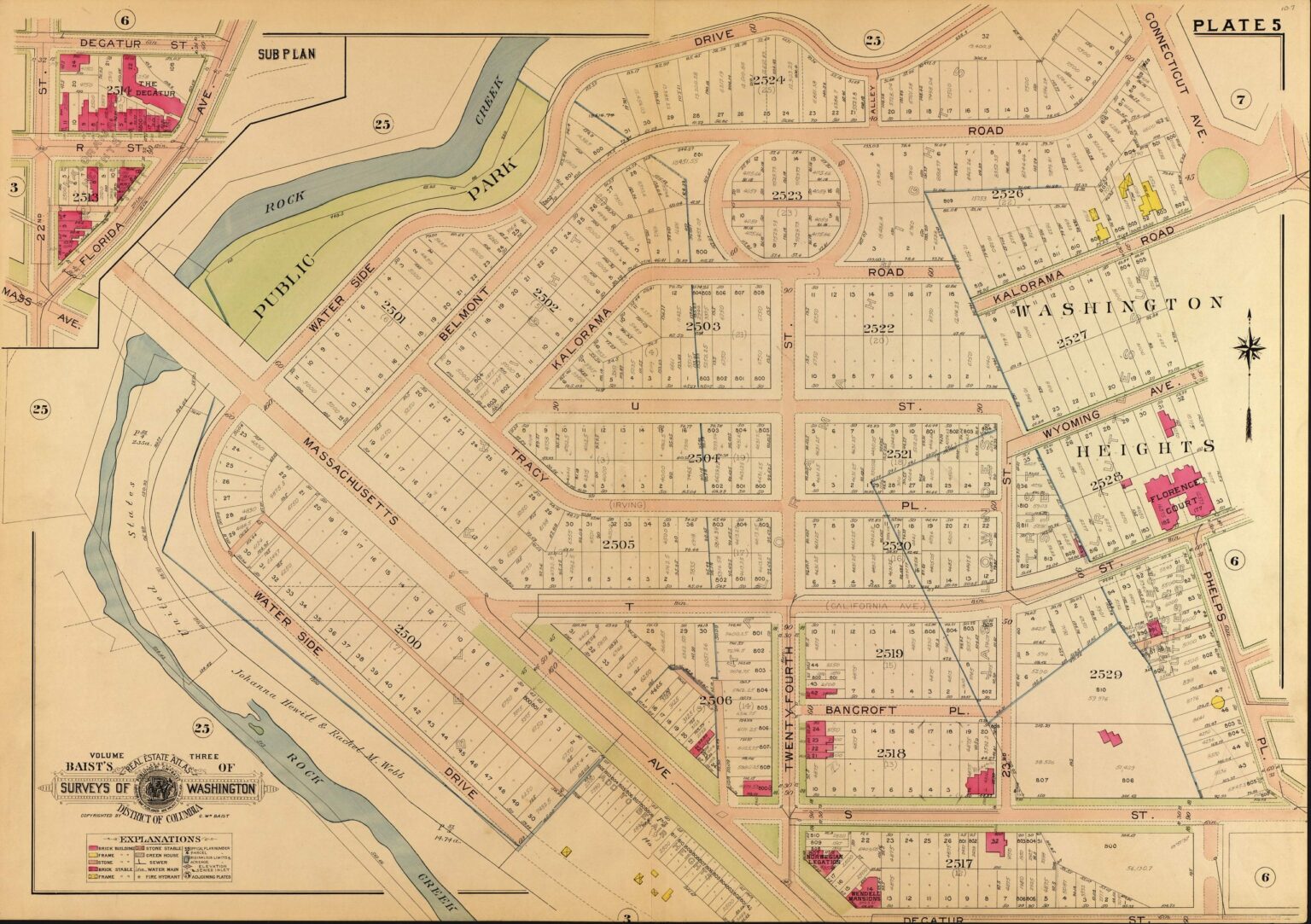 Exploring Kalorama Through Time: A Comparison of the 1907 and Present ...