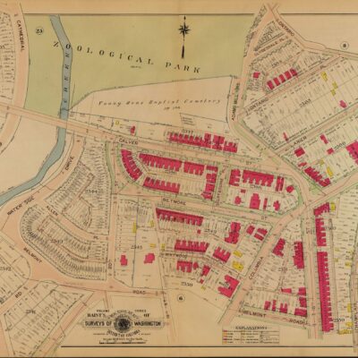 1907 map of Washington Heights