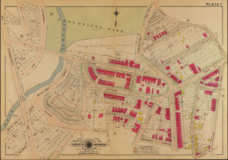 1907 map of Washington Heights