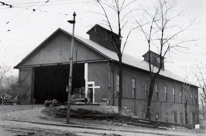 Calvert Street Car Barn (The Tenleytown Historical Society)