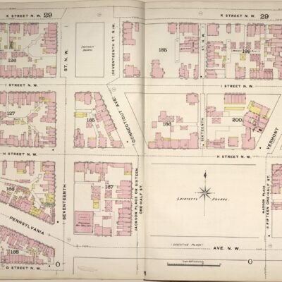 1888 map of Lafayette Square