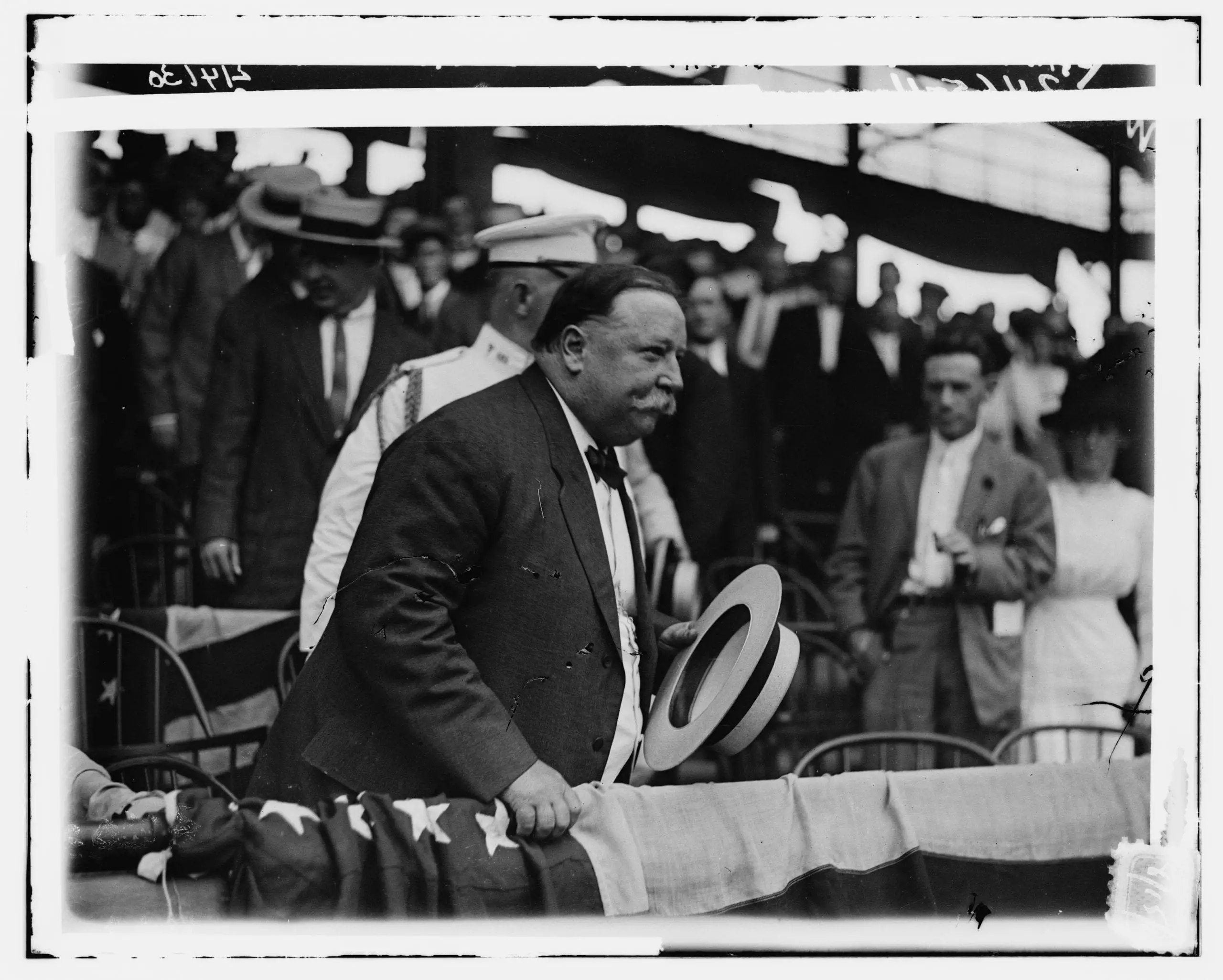 President Taft at the baseball game in 1912
