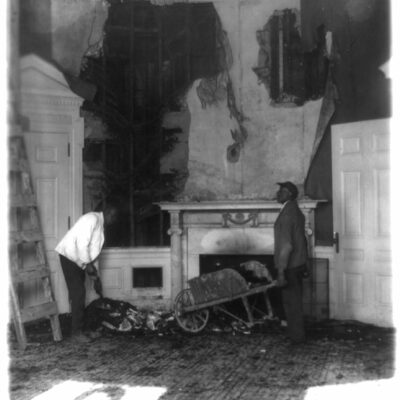 aftermath of the 1929 White House fire