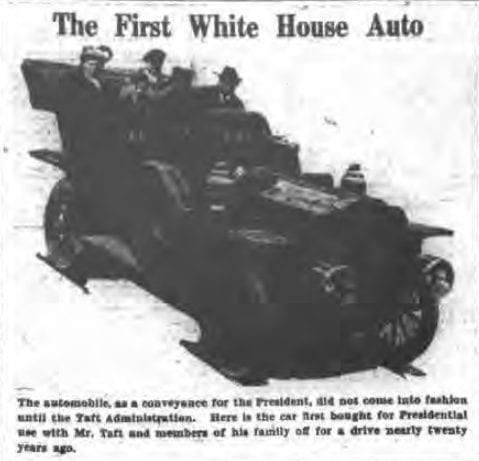 The First White House Car