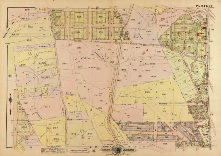 1921 map of Foxhall Crescent