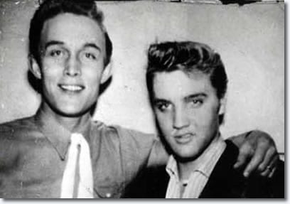 Jimmy Dean and Elvis Presley, March 23, 1956