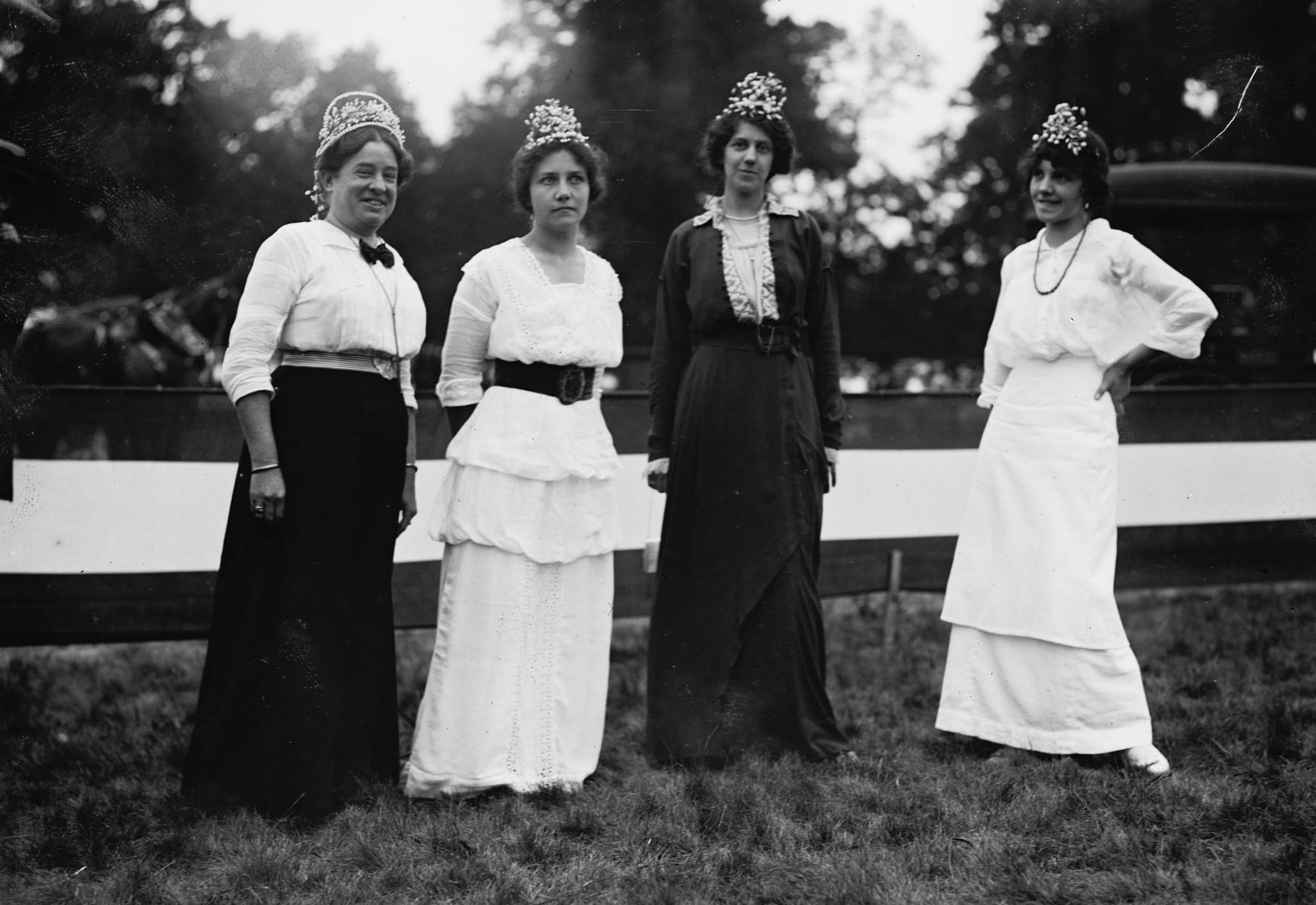 four women celebrating the Fourth of July in Rock Creek Park