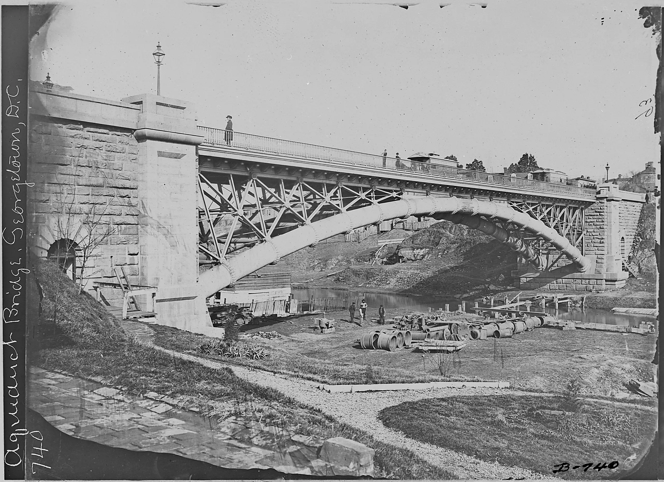 Aqueduct Bridge in the 1860s