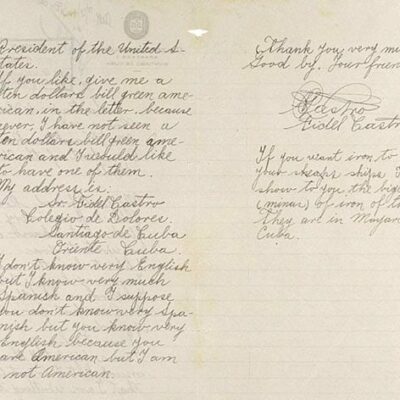 letter from Castro to FDR