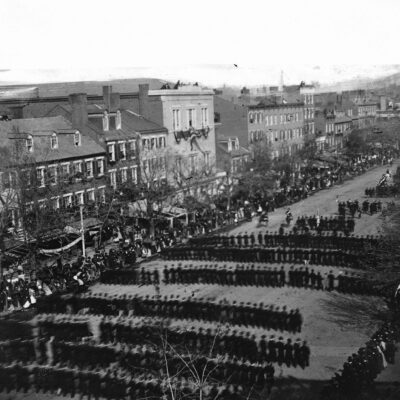 Washington, D.C. President Lincoln's funeral procession on Pennsylvania Avenue (April 19th, 1865)