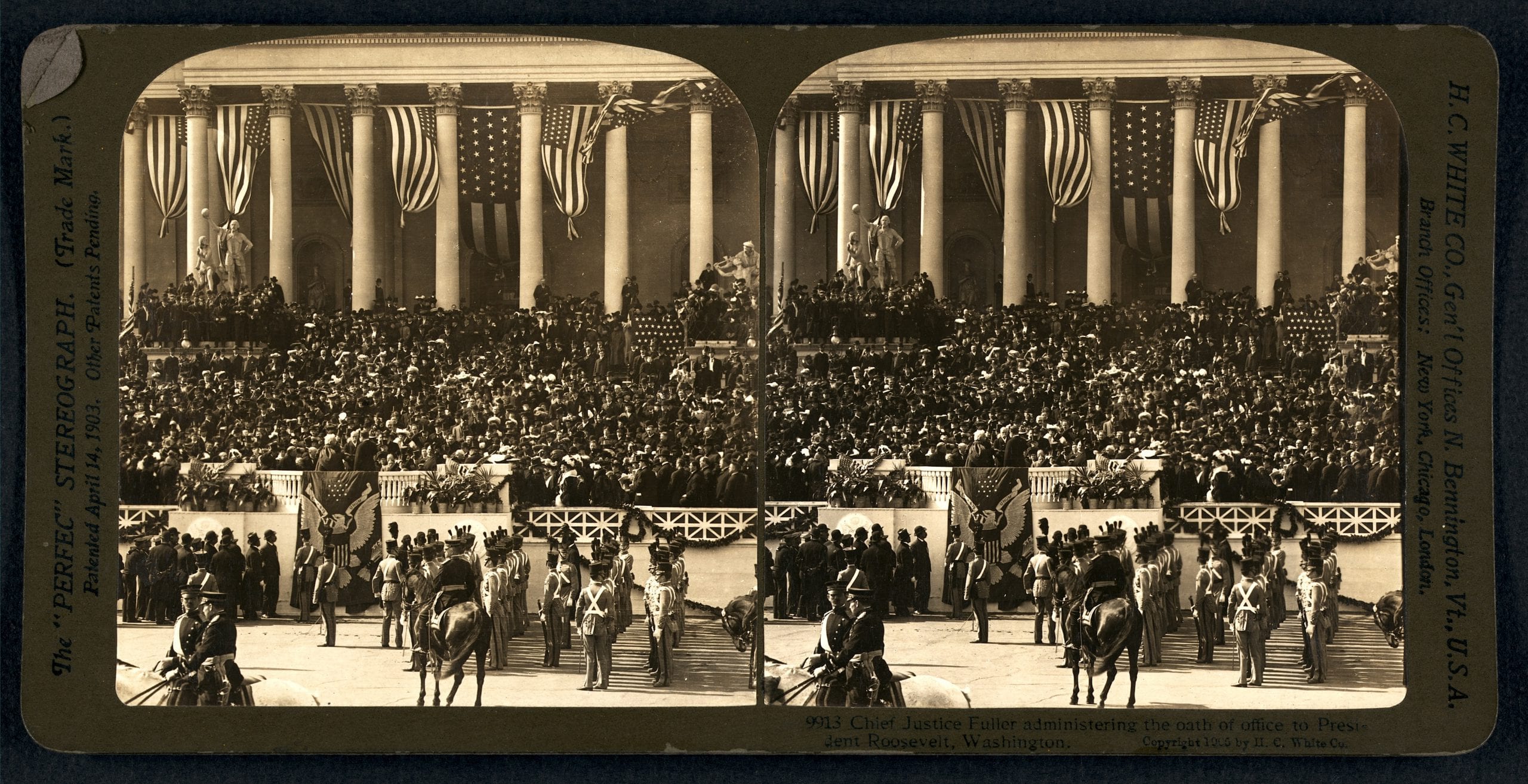 Teddy Roosevelt's inauguration in 1905