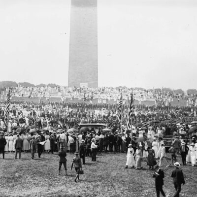 Washington Monument Fourth of July celebrations 1919