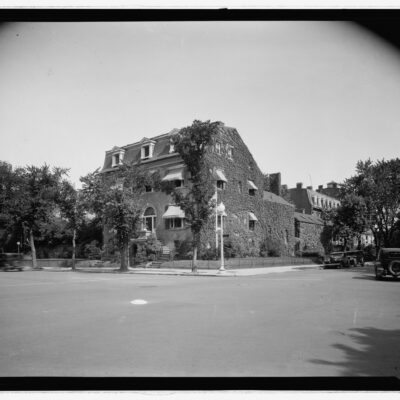 Photo shows Sewall-Belmont House, 144 Constitution Avenue, N.E., Washington, D.C.