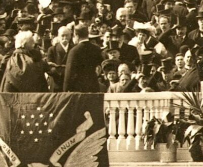 Teddy Roosvelt and the oath of office in 1905