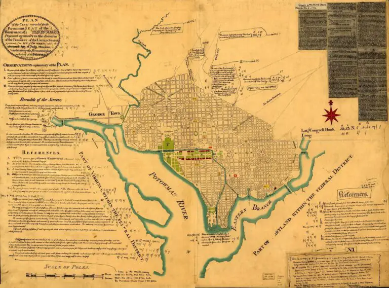 Plan of the city intended for the permanent seat of the government of the United States..