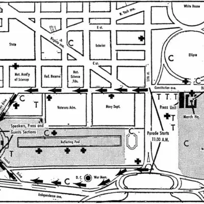 1963 March on Washington site map