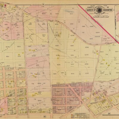 1907 map of Brookland