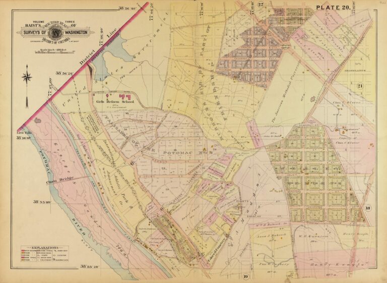 1903 Baist real estate atlas of Palisades