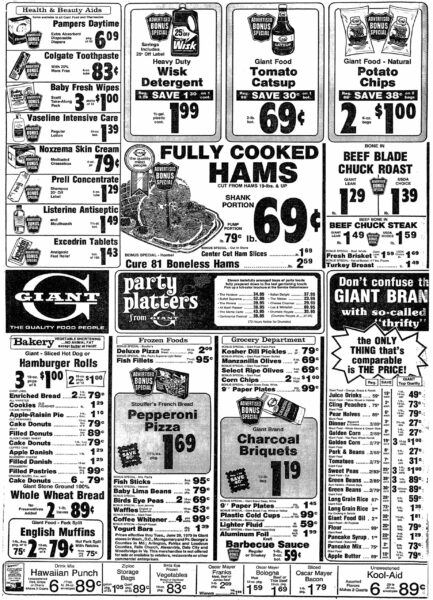 Giant Food in 1979