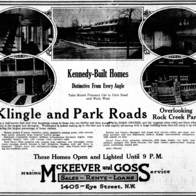 Klingle and Park Roads homes for sale