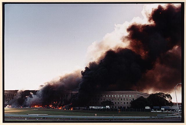 Daryl Donley, [Explosion], September 11, 2001 Dye coupler print