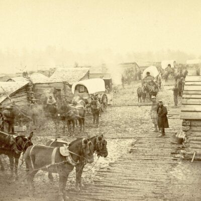 Camp of the Union forces at Centreville, Va. Winter 1861-62