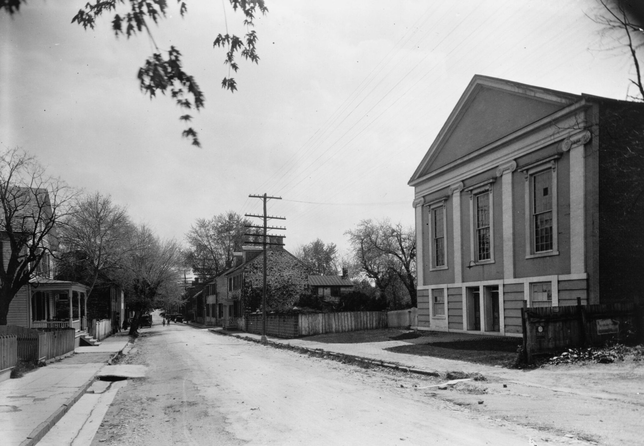 A Look Back At The Methodist Church On Market St. In Leesburg, VA