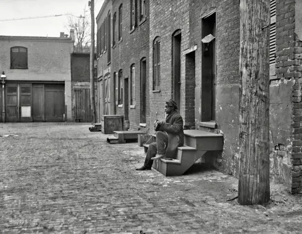 West side of Blagden Alley 1923