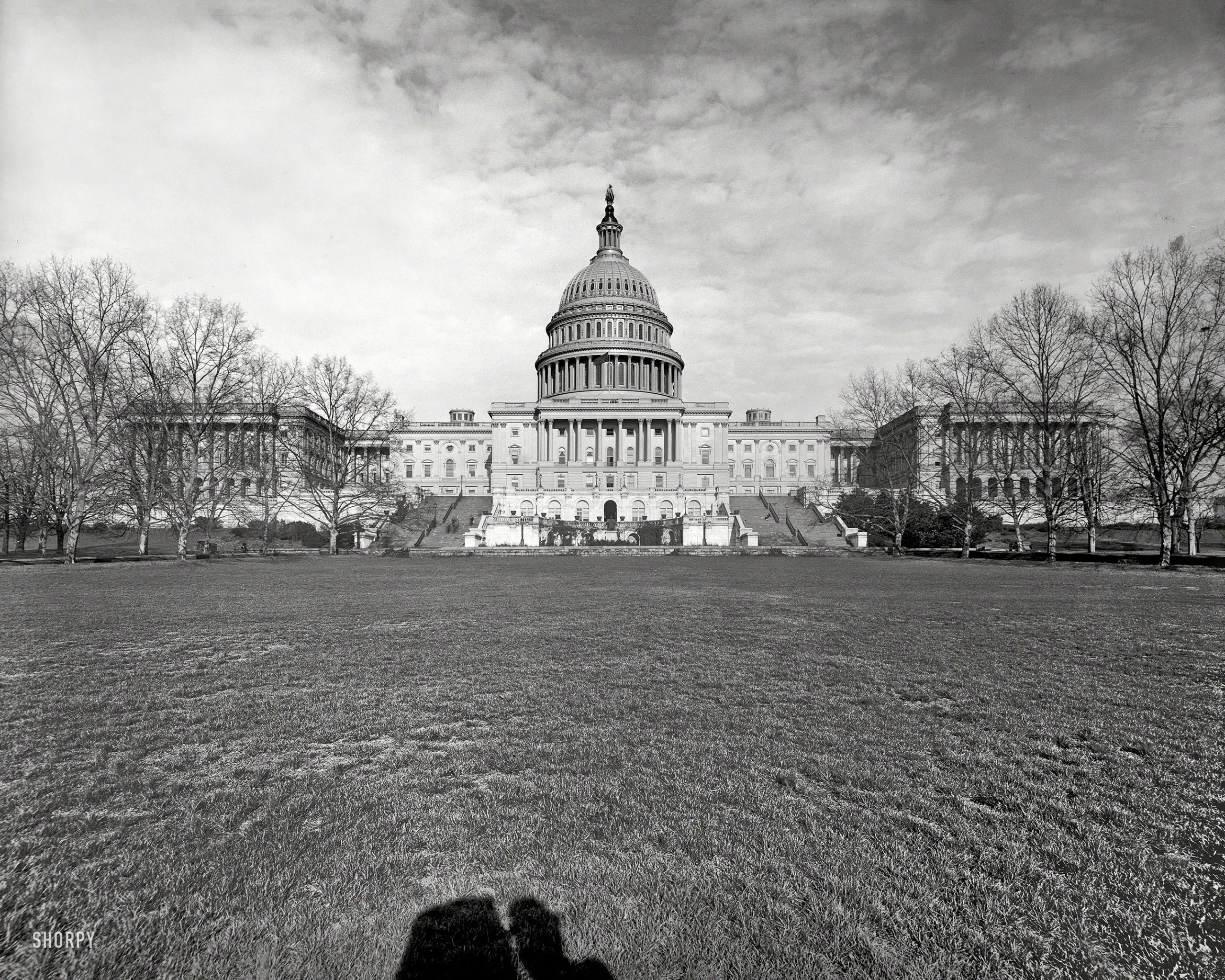 Circa 1908. "West front, U.S. Capitol, Washington."
