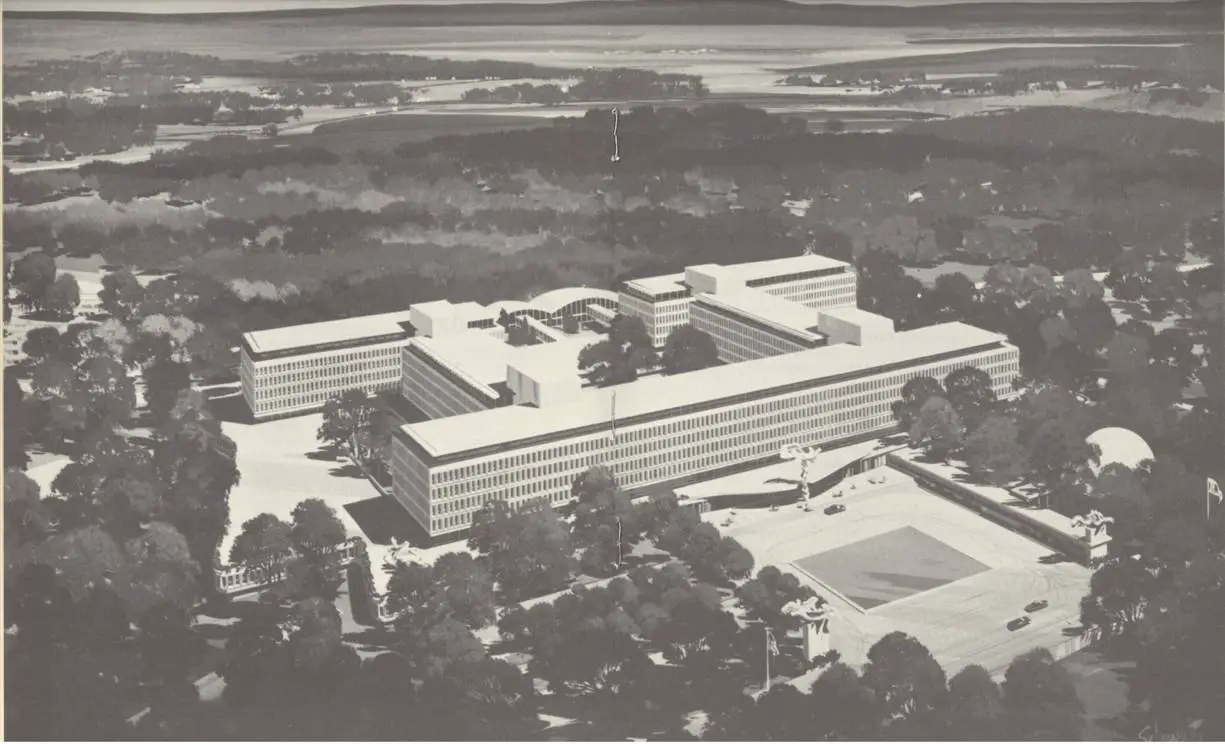 CIA headquarters artist's rendering 